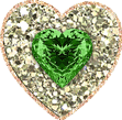Gif animé bijoux coeur